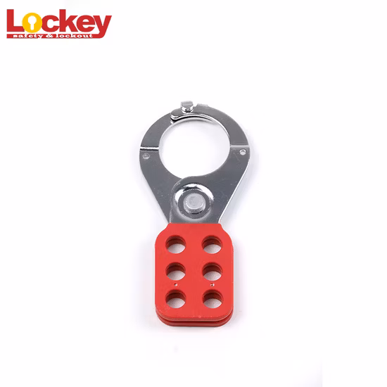 Bozzys Moraillon de consignation de sécurité en acier de 38 mm avec plastique pulvérisé