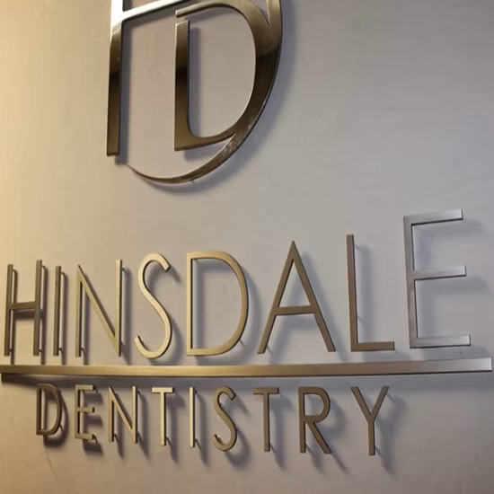 Panneau publicitaire en acrylique pour dentiste, logo lumineux pour magasin dentaire, lettre